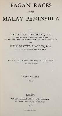 Bild Nr.2: 138-2206 Skeat,W.W. u. C.O.Blagden.: (Asien)