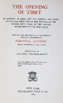 Bild Nr.1: 138-2212 Landon,P.: (Asien, Tibet)