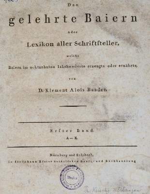Bild Nr.1: 138-2228 Baader,C.: (Deutschland, Bayern)