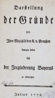 Bild Nr.1: 138-2231 Darstellung der Gründe: (Deutschland, Bayern)