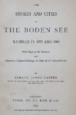 Bild Nr.1: 138-2249 Capper,S.J.: (Deutschland, Bodensee)