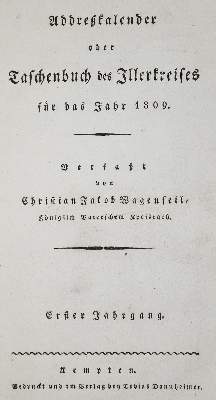 Bild Nr.1: 138-2283 Wagenseil,C.J.: (Deutschland, Illerkreis)