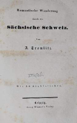 Bild Nr.1: 138-2356 Tromlitz,A. (d.i. G.A.F.v.Witzleben).: (Deutschland, Sachsen)