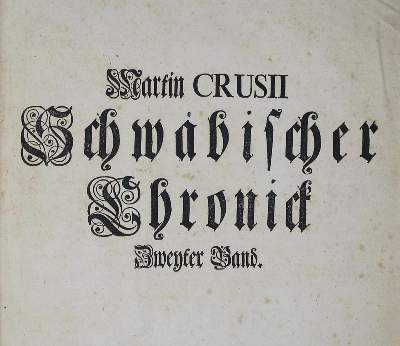 Bild Nr.1: 138-2365 Crusius,M.: (Deutschland, Schwaben)