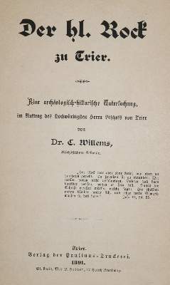 Bild Nr.1: 138-2379 Heiliger Rock zu Trier.: (Deutschland, Trier)