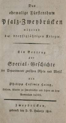Bild Nr.1: 138-2395 Heintz,P.C.: (Deutschland, Zweibrücken)