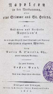 Bild Nr.1: 138-2414 O'Meara,B.E.: (Frankreich, Napoleon)