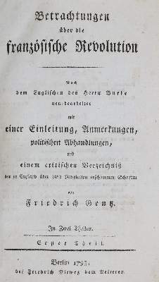 Bild Nr.1: 138-2419 Burke,(E.).: (Frankreich, Revolution)
