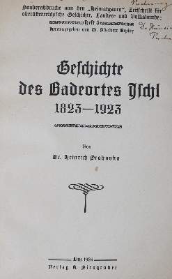Bild Nr.1: 138-2477 Braune,F.A.A.v.: (Österreich, Bad Ischl)