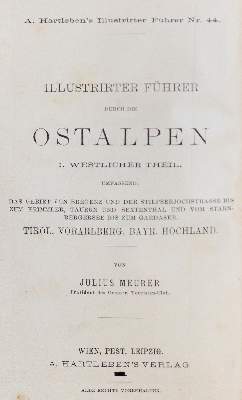 Bild Nr.2: 138-2554 Meurer,J.: (Verschiedene Länder - Geschichte, Alpen und Alpinismus)