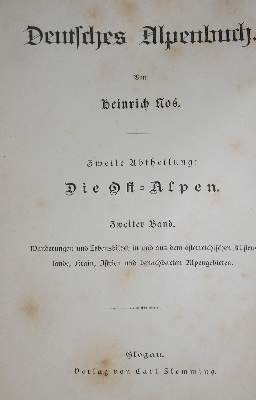 Bild Nr.1: 138-2556 Noe,H.: (Verschiedene Länder - Geschichte, Alpen und Alpinismus)