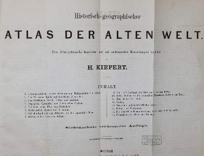 Bild Nr.1: 138-2587 Sammlung: (Verschiedene Länder - Geschichte, Atlanten)
