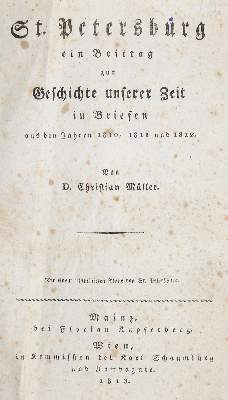 Bild Nr.2: 138-2708 Müller,Chr.: (Verschiedene Länder - Geschichte, Russland, St.Petersburg)