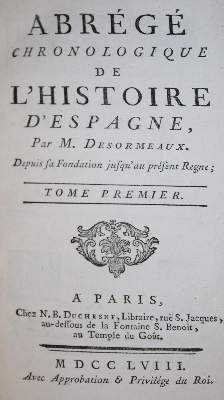 Bild Nr.1: 138-2725 Desormeaux,(J.L.R.).: (Verschiedene Länder - Geschichte, Spanien)
