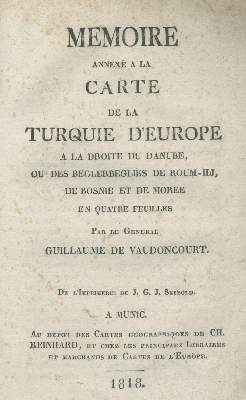 Bild Nr.1: 138-2745 Guillaume de Vaudoncourt (Frédéric).: (Verschiedene Länder - Geschichte, Türkei)