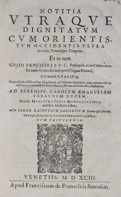 Bild Nr.1: 138-275 Panciroli,G. (Hrsg.).: (Alte Drucke, Handschriften und Theologie)