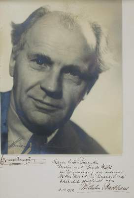 Bild Nr.9: 138-2759 Backhaus Wilhelm,: (Autographen)
