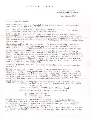 Bild Nr.1: 138-2763 Lang, Fritz (eig. Friedrich Christian Anton),: (Film - Theater - Tanz)
