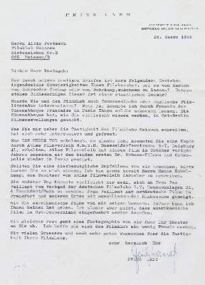 Bild Nr.1: 138-2764 Lang, Fritz (eig. Friedrich Christian Anton),: (Film - Theater - Tanz)