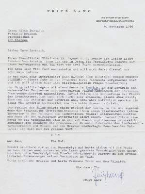Bild Nr.1: 138-2767 Lang, Fritz (eig. Friedrich Christian Anton),: (Film - Theater - Tanz)