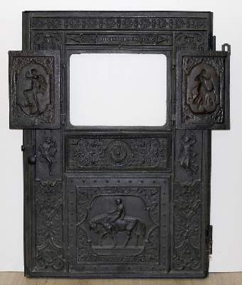 Bild Nr.2: 138-2824 Jugendstil Kaminofentüre.: (Varia)