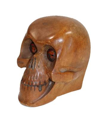 Bild Nr.3: 138-2830 Totenkopf Tischuhr.: (Varia, Memento Mori)