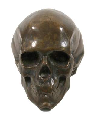 Bild Nr.1: 138-2831 Totenkopfuhr Bronze.: (Varia, Memento Mori)