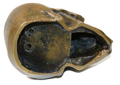 Bild Nr.4: 138-2831 Totenkopfuhr Bronze.: (Varia, Memento Mori)