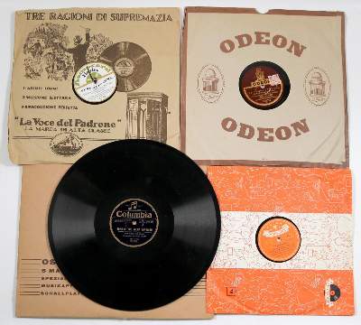 Bild Nr.1: 138-2834 Schellackplatten Slg.: (Varia, Musikinstrumente)