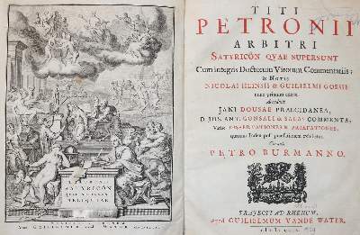 Bild Nr.1: 138-284 Petronius Arbiter Titus,: (Alte Drucke, Handschriften und Theologie)
