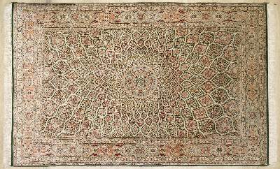 Bild Nr.1: 138-2851 Kashmir Seidenteppich.: (Varia, Teppiche)
