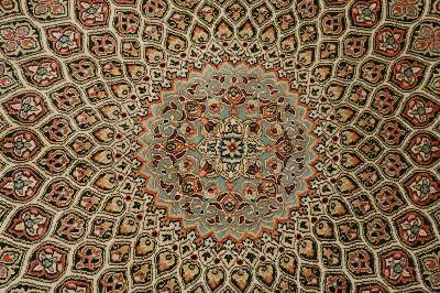 Bild Nr.25: 138-2851 Kashmir Seidenteppich.: (Varia, Teppiche)