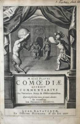 Bild Nr.1: 138-288 Plautus,T.M.: (Alte Drucke, Handschriften und Theologie)