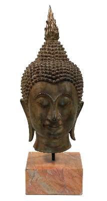 Bild Nr.1: 138-2881 Großer Buddha Kopf.: (Asiatika, Buddha)