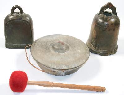 Bild Nr.1: 138-2922 Tempelglocken: (Asiatika, Ritualgegenstände)