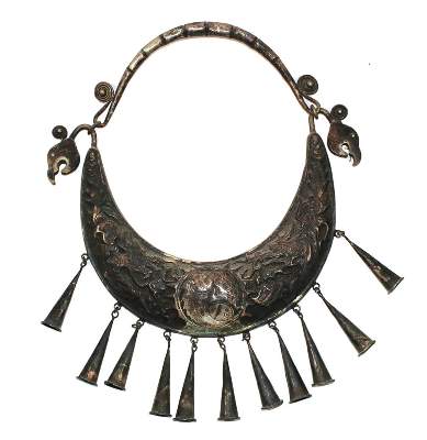 Bild Nr.1: 138-2928 Prachtcollier mit Garuda.: (Asiatika, Schmuck)