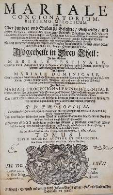 Bild Nr.1: 138-295 Prokop von Templin.: (Alte Drucke, Handschriften und Theologie)