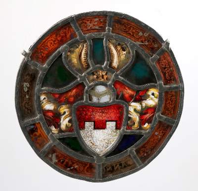 Bild Nr.2: 138-2955 Wappen Bleiverglasung.: (Glas)