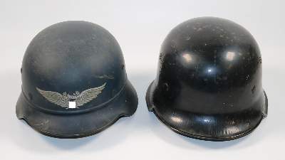 Bild Nr.1: 138-2959 Paar Helme 3.Reich Luftschutz: (Militaria)