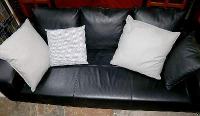 Bild Nr.3: 138-2982 Ledersofa,: (Möbel)