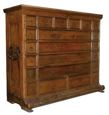 Bild Nr.1: 138-2988 Apothekerschrank 1783: (Möbel, Schränke)