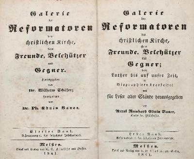 Bild Nr.1: 138-299 Schäfer,W. u. A.R.E.Bauer.: (Reformation)