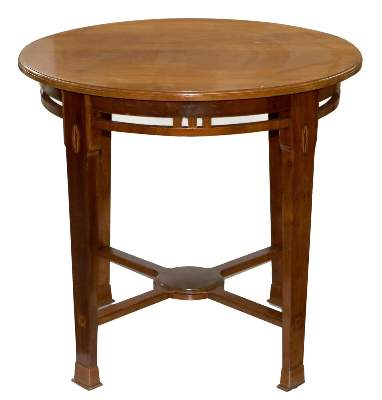 Bild Nr.1: 138-3001 Art-Deco Tisch mit vier Stühlen.: (Möbel, Tische)