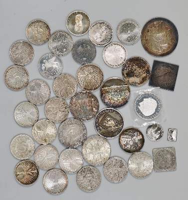 Bild Nr.3: 138-3032 Silbermünzen.: (Münzen und Medaillen, Silber)