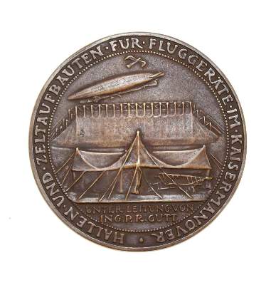 Bild Nr.2: 138-3040 Bronzemedaille.: (Münzen und Medaillen, Zeppelin)