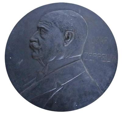 Bild Nr.1: 138-3054 Großes Eisenrelief.: (Münzen und Medaillen, Zeppelin)