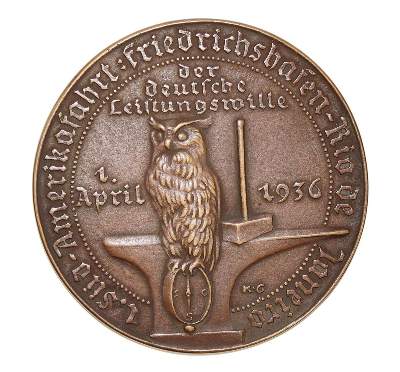 Bild Nr.1: 138-3059 Medaille: (Münzen und Medaillen, Zeppelin)