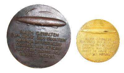 Bild Nr.2: 138-3075 Zeppelin Eckener Spende.: (Münzen und Medaillen, Zeppelin)