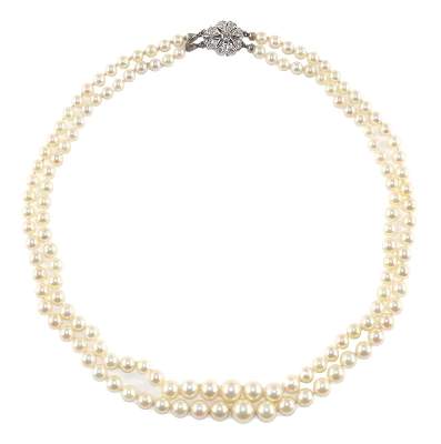 Bild Nr.1: 138-3113 Perlenkette.: (Schmuck)