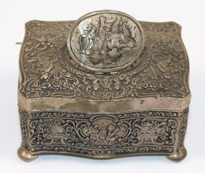 Bild Nr.3: 138-3132 Singvogelautomat Sterling: (Silber)